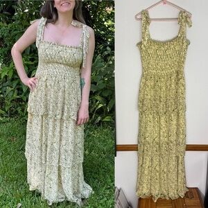 Hill House Home The Nap Elise tiered maxi dress size XL